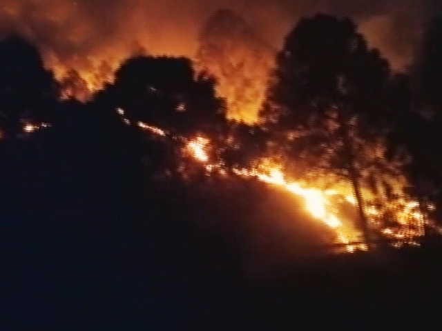 Massive Fire Breaks Out In Tiwad Village In Uttarakhand