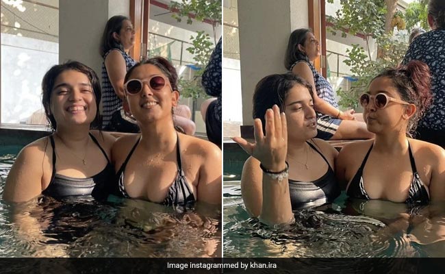 Ira Khan Makes A Splash This Scorching Summer In A Stunning Black Swimsuit