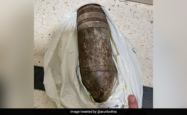 Watch What Happened When Tourists Brought An Unexploded Shell To Airport