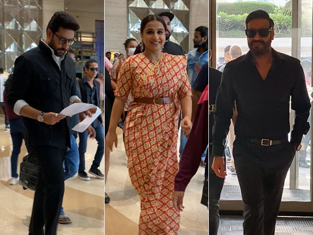 Ajay Devgn, Abhishek Bachchan And Other Celebs Arrive In Style