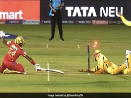 IPL: 40 की उम्र में हवा में उड़कर धोनी ने किया रन आउट, फैन्स को याद आया 'बांग्लादेश' - Video IPL: 40 की उम्र में हवा में उड़कर धोनी ने किया रन आउट, फैन्स को याद आया 'बांग्लादेश' - Video