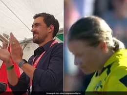 Watch: Mitchell Starc Applauds As Wife Alyssa Healy Scores Record-Breaking Ton In ICC Women's World Cup Final Watch: Mitchell Starc Applauds As Wife Alyssa Healy Scores Record-Breaking Ton In ICC Women's World Cup Final