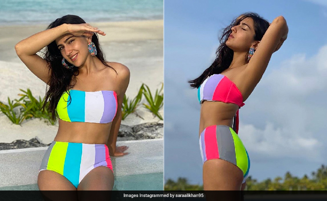 Thanks Sara Ali Khan, For Helping Us Beat The Monday Blues With Your Bright Swimsuit