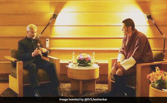 Our Partnership "Unique", Says S Jaishankar After Meet With Bhutan King