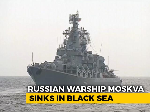 Russian Warship Sinks In Black Sea, Ukraine Claims Successful Missile Hit