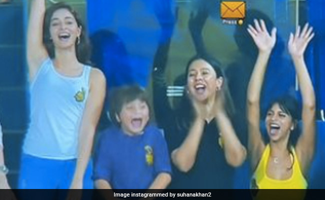 Suhana Khan, Ananya Panday Cheer For Winning KKR. Bonus AbRam Khan
