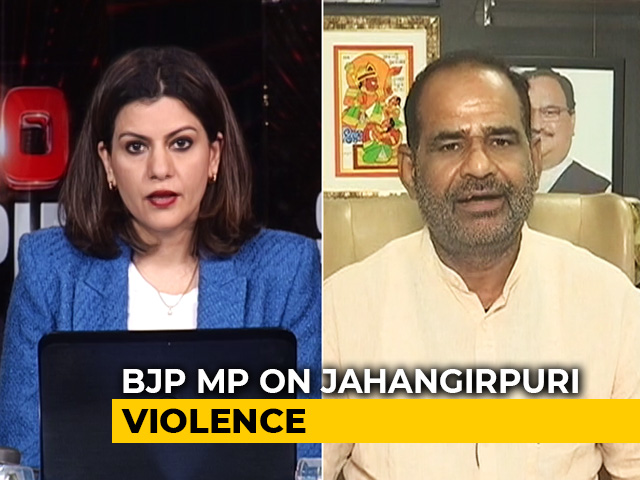 "People Spreading Rumours, Jahangirpuri Peaceful": BJP MP Ramesh Bidhuri On Delhi Violence