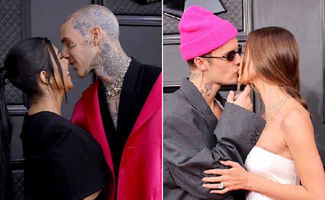 Grammys 2022: Did Someone Say Red Carpet PDA? Justin-Hailey Bieber And These Couples Have Your Attention