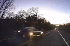 Three Car Collision Recorded on Dashcam Three Car Collision Recorded on Dashcam