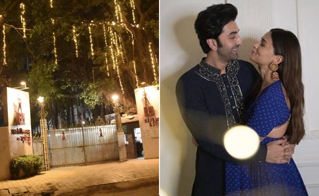Ahead Of Ranbir Kapoor-Alia Bhatt's Rumoured Wedding, RK Studios Is All Lit Up. See Pics