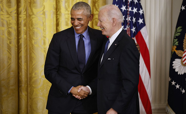 Obama Jokingly Calls Biden "Vice President" During White House Event