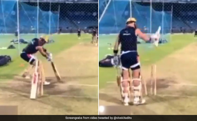 RCB vs MI: विराट को हजम नहीं हुआ नेट  प्रैक्टिस पर बोल्ड होना, गुस्से में बैट दे मारा जमीन पर, video