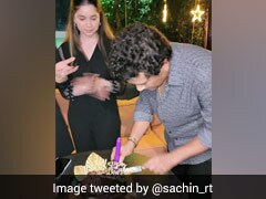 Cake, Canines, Loved Ones: See Pics From Sachin's Birthday Celebrations
