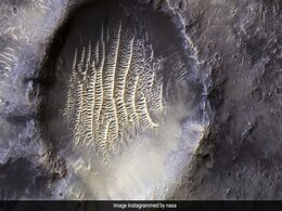 नासा ने शेयर की मंगल ग्रह की चौंका देने वाली तस्वीर, देखकर लोगों ने पूछा- यहां कब पहुंचे एलियन ? नासा ने शेयर की मंगल ग्रह की चौंका देने वाली तस्वीर, देखकर लोगों ने पूछा- यहां कब पहुंचे एलियन ?