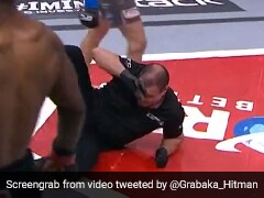 "Took it Like Chris Rock": Internet After Referee Punched By MMA Fighter