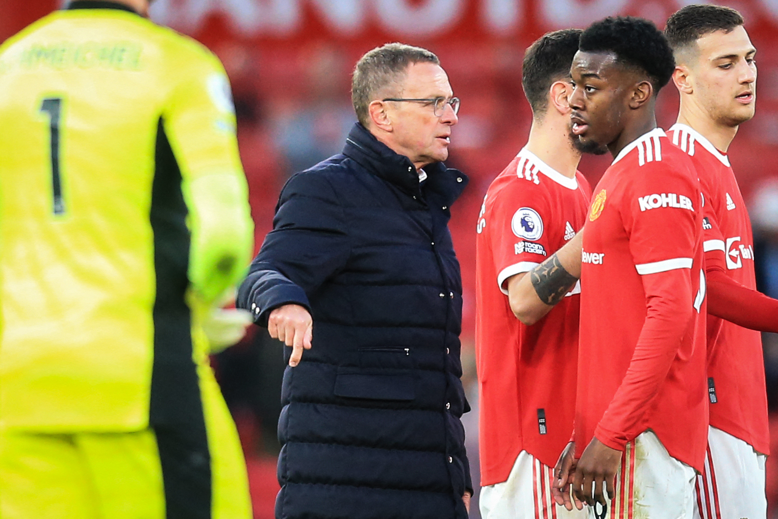 Manchester United Coach Rangnick Makes Big Admission On Top-Four Hopes