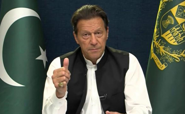 "Step Out, Save Your Freedom": Imran Khan, Facing No-Trust Vote, Tells Pak