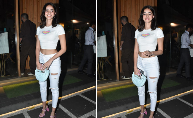 Ananya Panday Is Redefining Summer Fashion Aesthetics In A Chic Crop Top And Ripped Denims