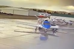 Driverless Tesla Crashes Into $3 Million Private Jet Driverless Tesla Crashes Into $3 Million Private Jet