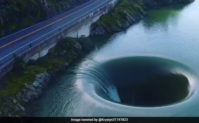 Bizarre 72-Feet Wide "Portal To Hell" Opens In California Lake