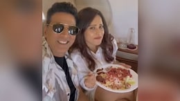 Akshay Kumar And Nushrratt's Selfie Has A Funny Foodie Twist