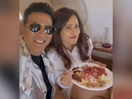 Akshay Kumar And Nushrratt's Selfie Has A Funny Foodie Twist