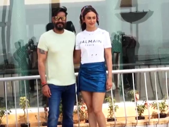 Ajay Devgn And Rakul Preet's Promotional Runway