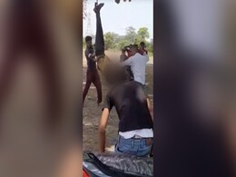 On Camera, Chhattisgarh Man Hung From Tree By Legs, Beaten Mercilessly On Camera, Chhattisgarh Man Hung From Tree By Legs, Beaten Mercilessly