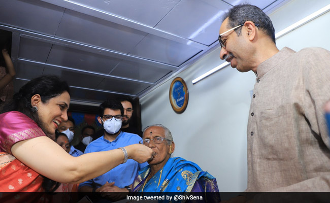 Uddhav Thackeray Skips PM's Award Event, Meets Elderly Shiv Sena Worker