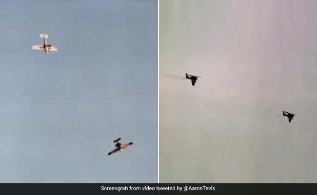 Watch: Daring Mid-Air "Plane Swap" Stunt Ends In Crash in Arizona
