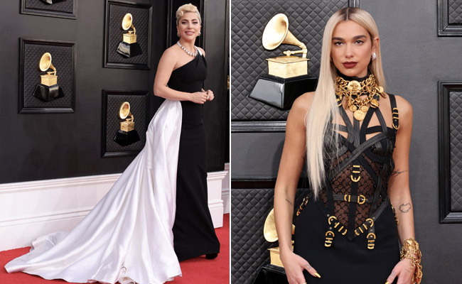 Grammys 2022: Lady Gaga, Dua Lipa And Others Dazzle On The Red Carpet