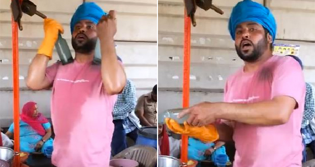 Lemonade Seller's Quirky Tune Is Reminding People Of 'Kacha Badam' Song