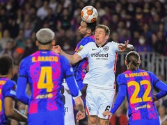 Europa League: Hammer Blow As Frankfurt Stun Barcelona To Reach Semis