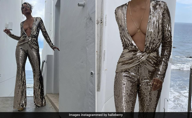 For The Phenomenal Halle Berry, "Life Ain't Always Perfect But This Jumpsuit Is"