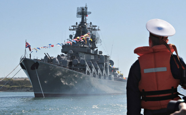 Russian Warship Hit By Two Ukrainian Missiles Before Sinking: Pentagon