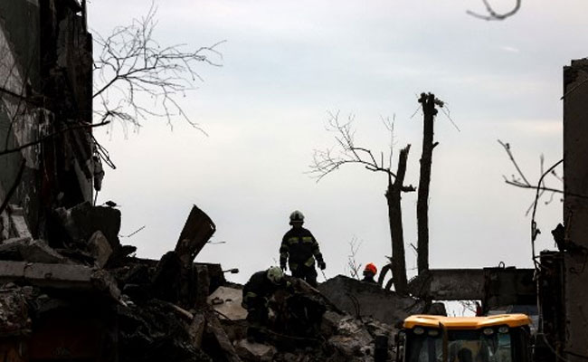 Searching For The Missing In The Ruins Of Town Near Kyiv