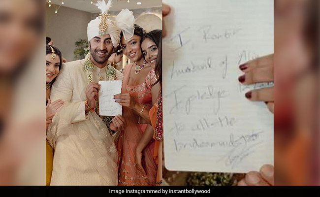 जूते चुराई की रस्म में रणबीर कपूर ने सालियों को दिए 12 लाख रुपये, लिख कर दिया- मैं आलिया का पति वादा करता हूं