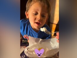 Watch: Kid Gets A Taste Of The Ice Cream He Wanted; Instantly Regrets His Demand
