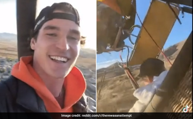 Viral Video Captures Moment Hot Air Balloon Crashes With People Onboard