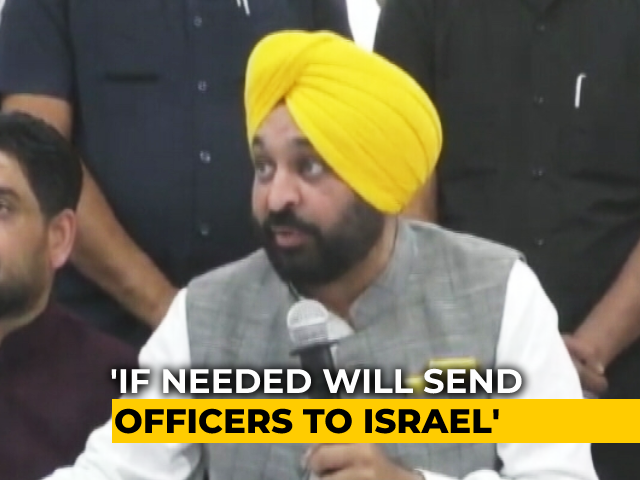 "Will Send Officers To Israel, If Needed": Bhagwant Mann vs Opposition