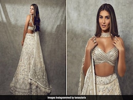 Tara Sutaria's Sparkly Silver <i>Lehenga</i> Will Outshine Anyone On The Internet Today Tara Sutaria's Sparkly Silver <i>Lehenga</i> Will Outshine Anyone On The Internet Today