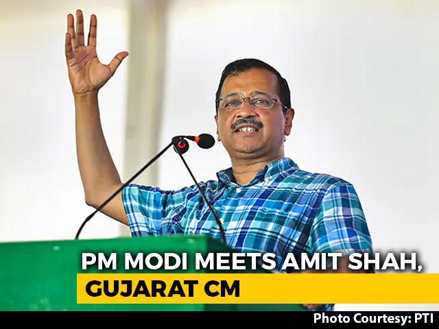 "Early Elections?": Arvind Kejriwal Asks As Gujarat BJP Leaders Meet PM