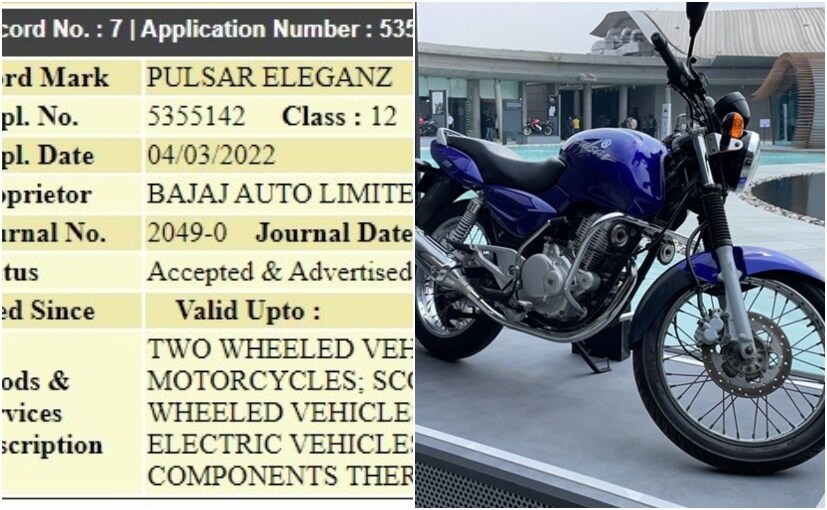 Bajaj Auto Trademarks Pulsar Eleganz And Pulsar Elan Model Names, Return Of The Original Pulsar?