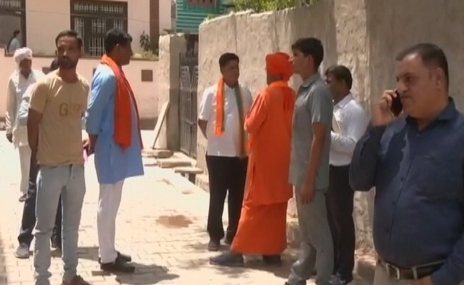 Singing Bhajans, BJP Stages Protest At Rajasthan Temple Demolition Site