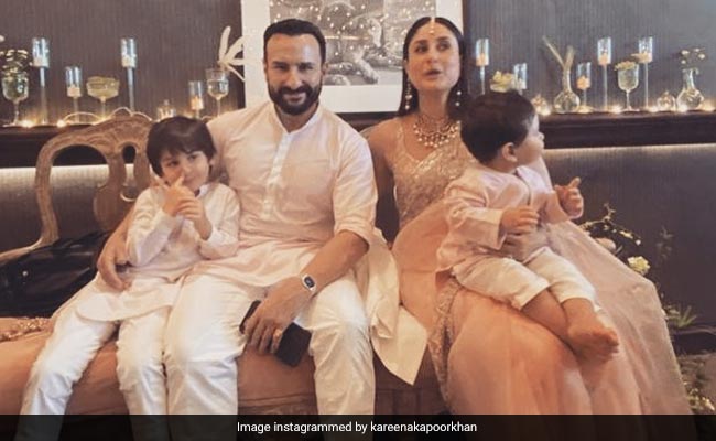 करीना कपूर ने शेयर की फैमिली फोटो, तैमूर और जेह के रिएक्शन देख फैंस बोले- हर मां की यही कहानी है | Kareena Kapoor irritate to click the photo with taimur ali