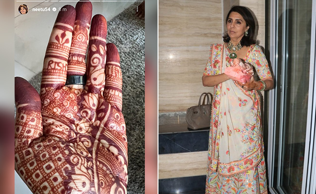 Ranbir Kapoor, Alia Bhatt Wedding: Neetu Kapoor's <i>Mehendi</i> Has 'Rishi' Written. It's OK To Cry