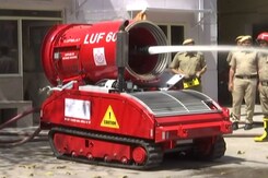 Delhi Fire Service To Include 2 Automatic Robots To Douse Fire Delhi Fire Service To Include 2 Automatic Robots To Douse Fire