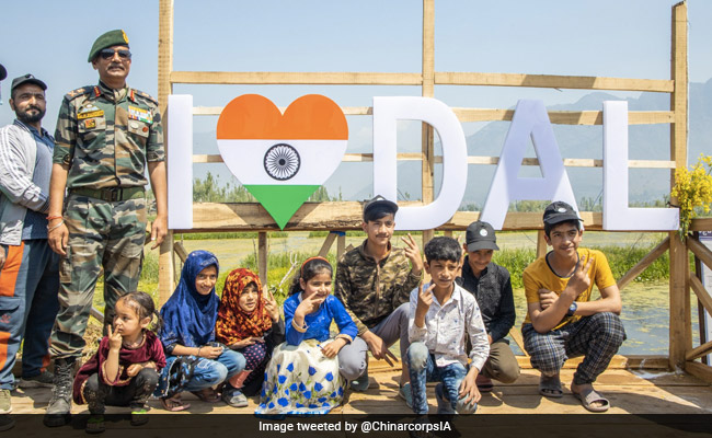 Army Dedicates First Floating Hamlet On Srinagar's Dal Lake To Citizens