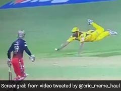 Watch: Ambati Rayudu's Acrobatic Catch To Dismiss RCB Star