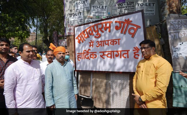 Delhi's 'Muhammadpur' Is Now 'Madhavpuram', Announces BJP